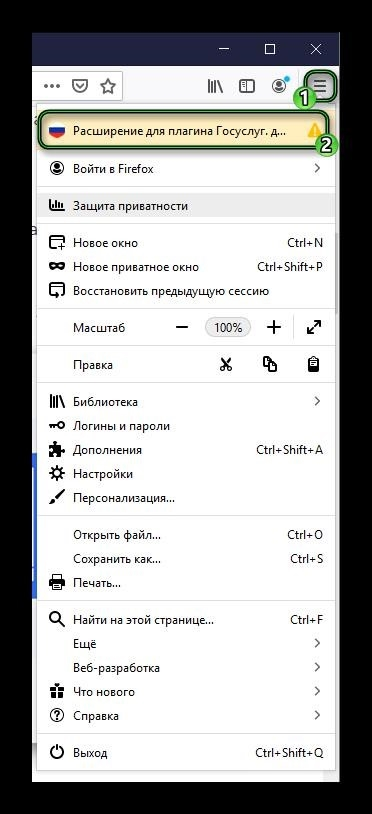 Включите Gosusplugin в Firefox