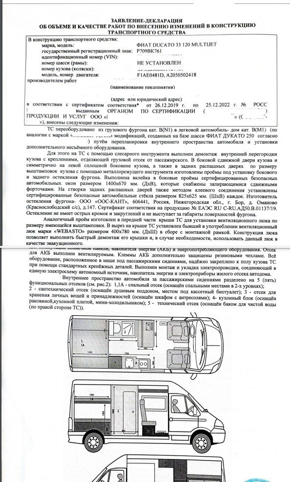 Часть фото: F1AE0481D.FIAT Ducato III фото журнала регистрации транспортных средств