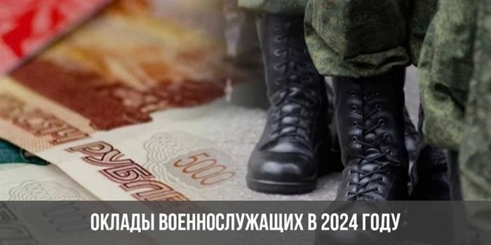 Зарплата военнослужащих в 2024 году 