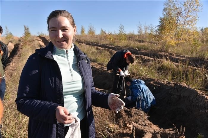 Молодая разработка. Жители Воронежа высадили более 13 000 саженцев на Кожевенном кордоне.